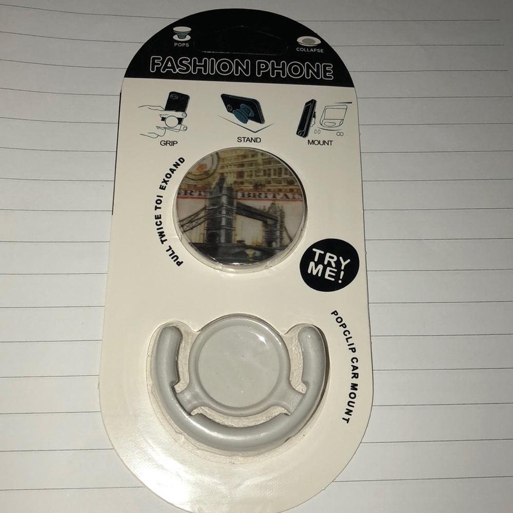 Pop socket phone accessory